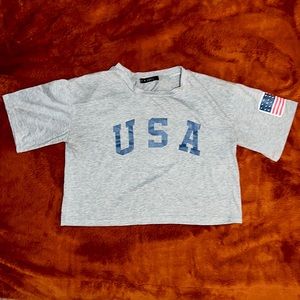 🎆Cute USA crop top🎇